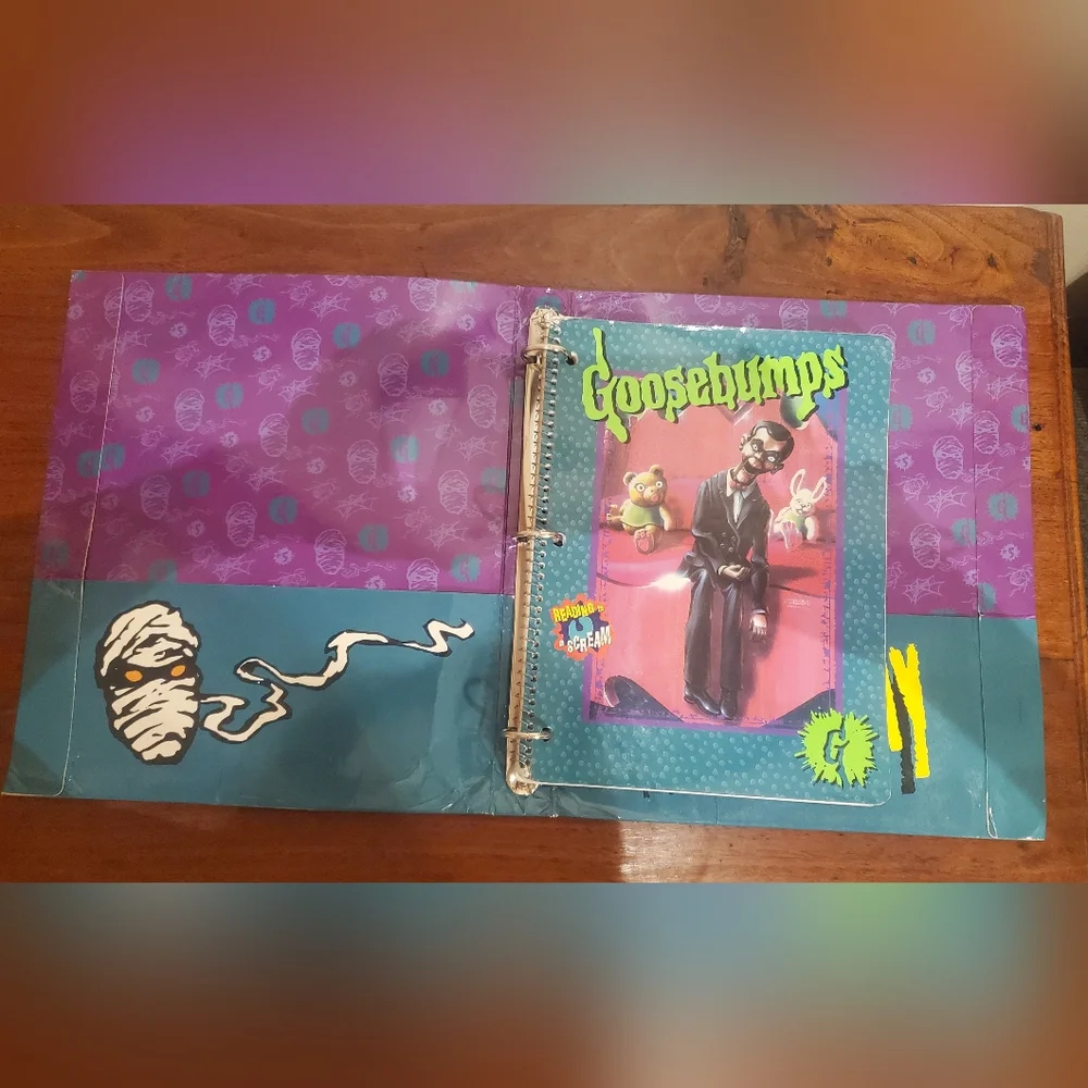 Goosebumps 1990's 3 Ring Binder